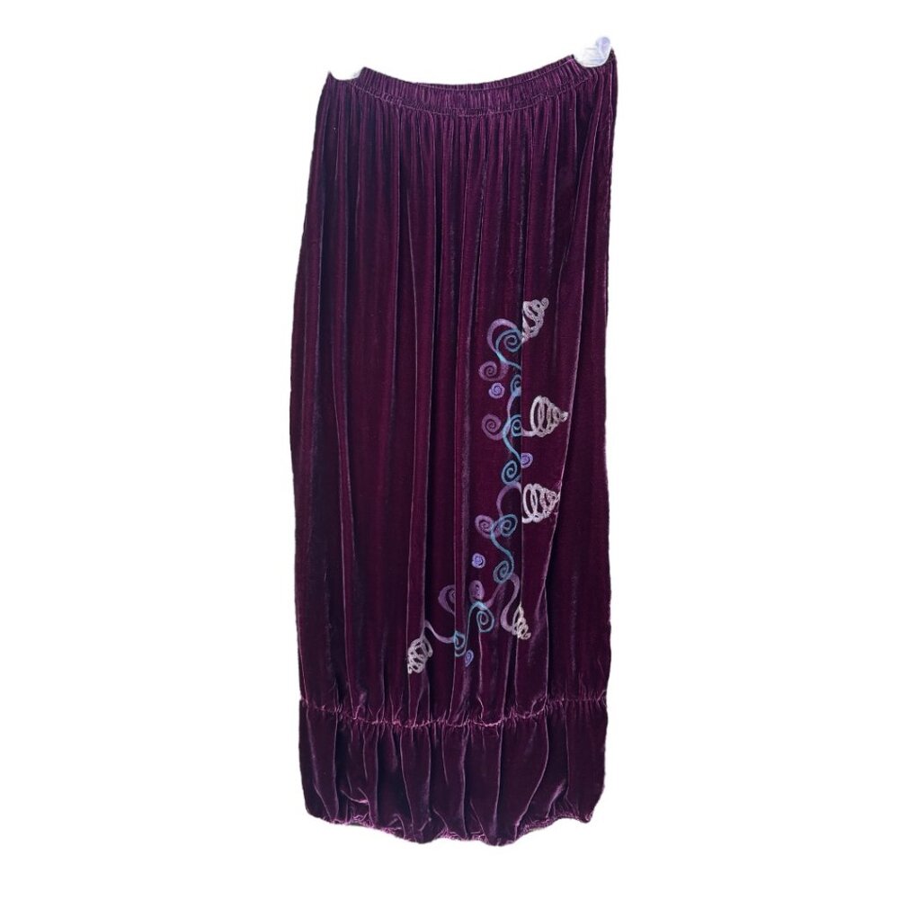 Maxequations Artwear Velvet Skirt